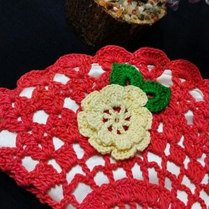 Semi Circle Crochet Clutch