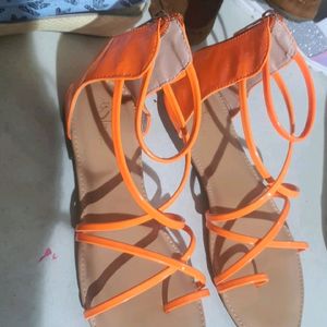 Back Zipper Flats