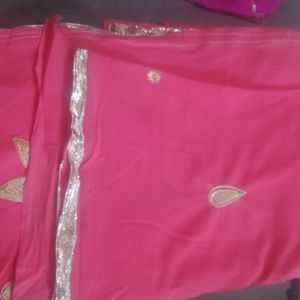 Emproidery Saree New