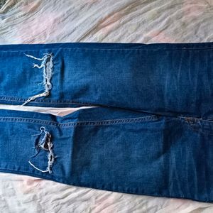 Women Navy Blue Jeans