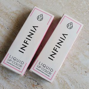 INFINIA LIQUID MATTE LIPCOLOR - Combo Of 2😍