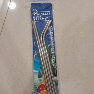 Stainless Steel Straws Never Used