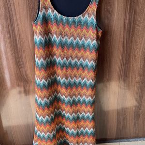 Veromoda’s Straight Fit Long Multicoloured Dress