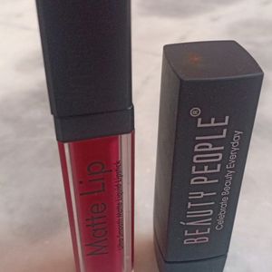 Matte Lipstick With 1 Free