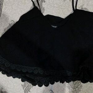 Black Crop Top