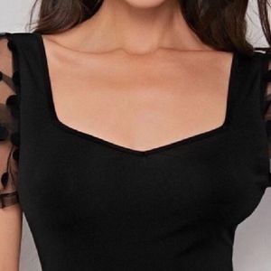 Women Bodycon Black Dress