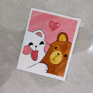 cute bears painting