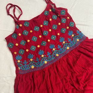 Red Fusion Dress