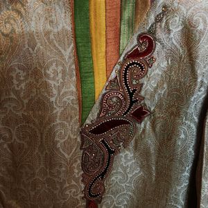 sherwani beautifully designed Used Only Once