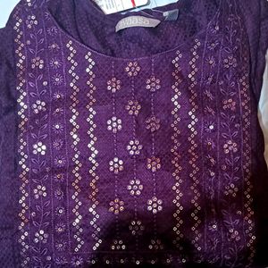 Trendy Violet Kurti