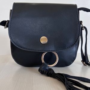 BLACK BEAUTY Flap Sling bag