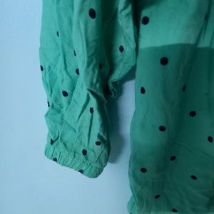 Women Green Top