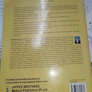 Textbook Pathology Ramdas Nayak Allied Health Scie