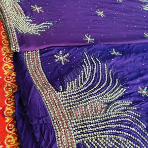 Heavy Purple Suit Fabric