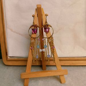 Handmade Butterfly Dangle Earrings