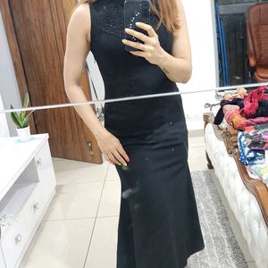 Black Long One Piece Dress