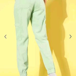 Roadster Women Green Jogger Fit Jeans