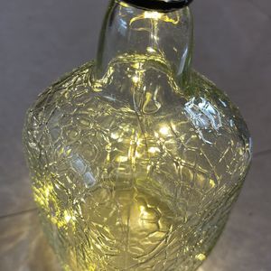 glass bottle lamp for home decore