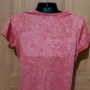 Coral Red Trendy Tshirt.