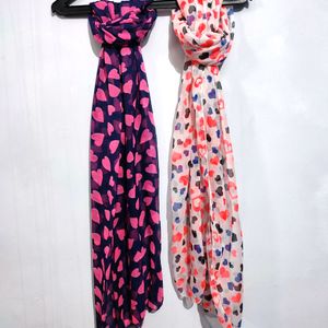 2 Fancy Printed Stole