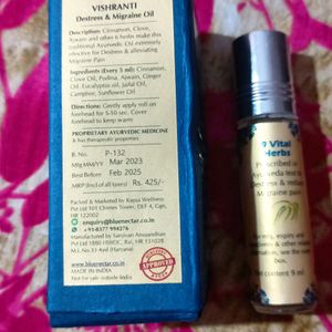 Blue Nectar, Vishranti Destress & Migraine Oil