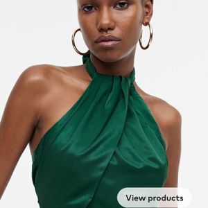 H&M Draped Halterneck Top