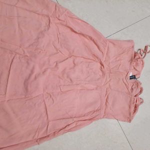 H&M Cotton Peach Color Dress