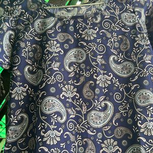 Blue Kurti For Women