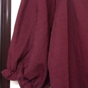 Maroon Body Con Dress