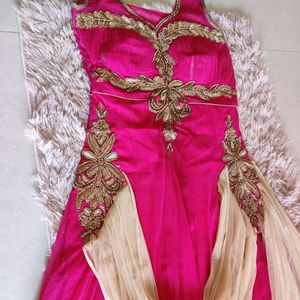 Hot Pink Designer Dress