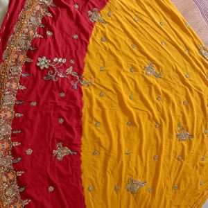 Unstitched Lehenga Choli And Dupatta For Women