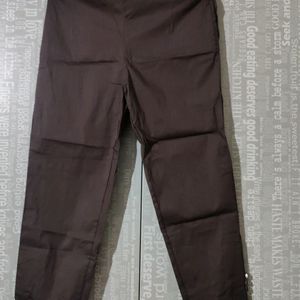 Brown Comfy Cotton Pants