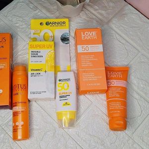 Combo Of Three Brand New Sunscreen☀️