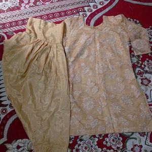 ORGANZA STITCH SUIT WITHOUT DUPATTA