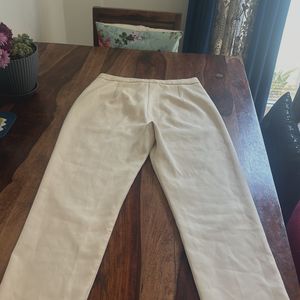 Cream Color Formal Pants