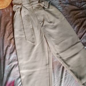 Beige Trouser With Belt