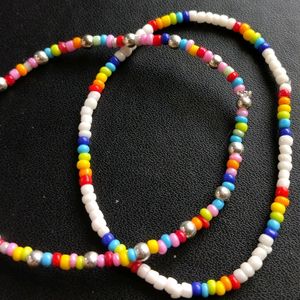 Seed Beads Bracelet Colourful Rainbow Aesthetic