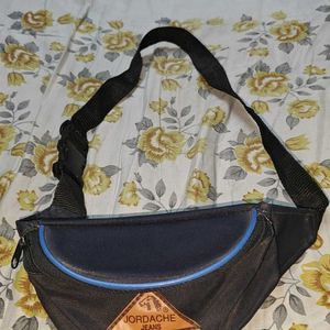 Black LOTTO Bag with Complimentary Waist Pouch