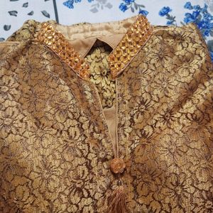 SALE ❗GOLDEN GOWN WTH NET DUPATTA ❤️