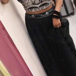 Black Heavy Lehnga Choli