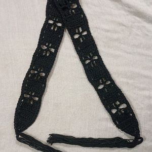Crochet Tie Up Belt