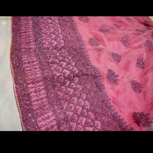 Beautiful Grand Onion Pink Wedding Lehenga Choli