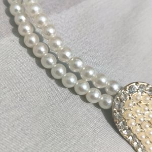 Pearl Heart Necklace