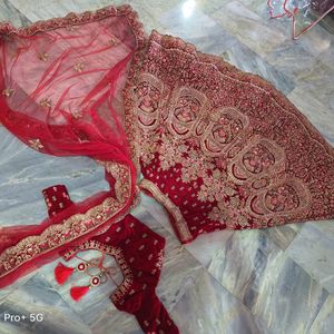 Juri work Bridal Lehanga