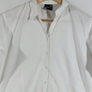 White Plain Formal Shirt (Women)