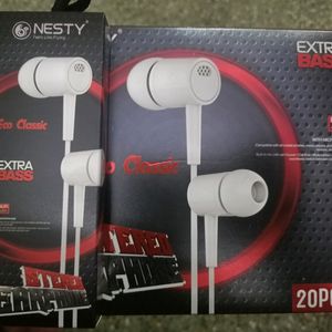 nesty 3.5 mm jack handsfree with mic