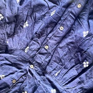 Blue embroidered Kurta