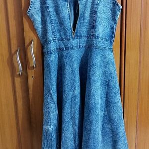 Fake Denim Dress.