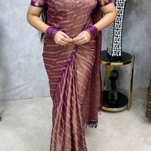 Trending designer blouse and saree ❤️✨