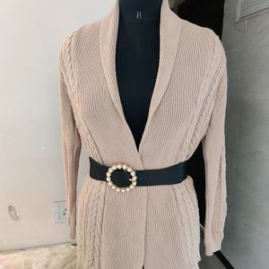 Mango Woolen Jacket Cardigan